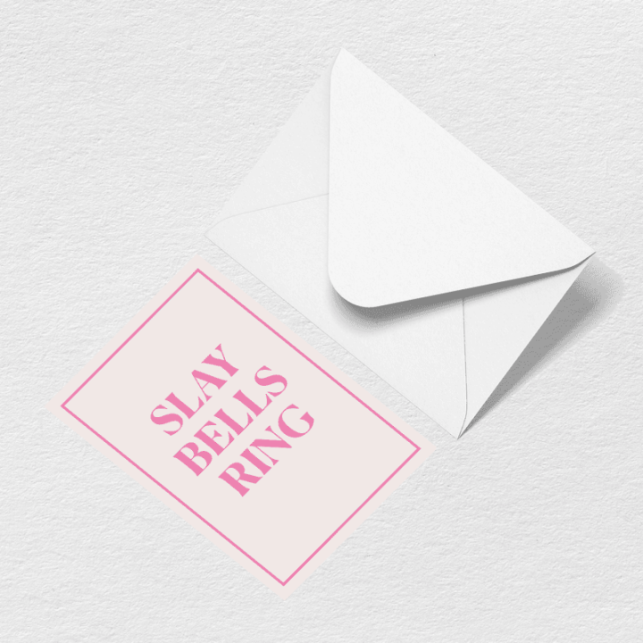 Slay Bells Greeting Card