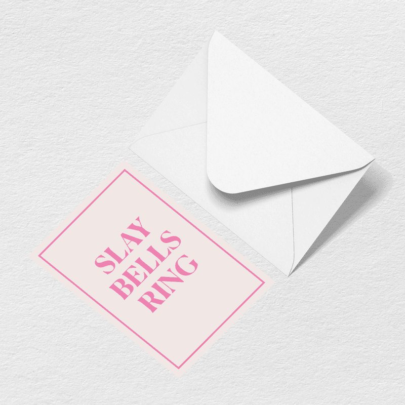 Slay Bells Greeting Card